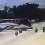 Trzech motocyklistów wjechało w linkę holowniczą