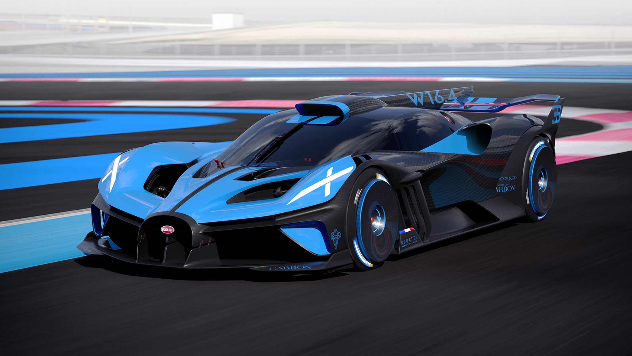 Bugatti Bolide aerodynamika