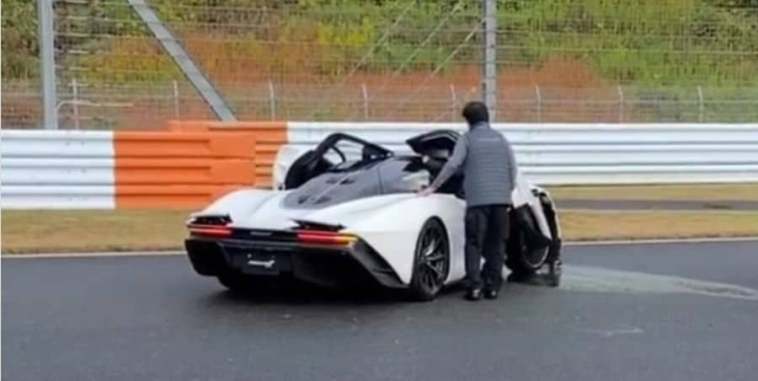 McLaren Speedtail wypadek