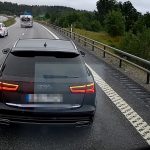 Agresywne zachowanie polskiego kierowcy w szwecji