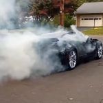 Chevrolet Corvette palenie gumy