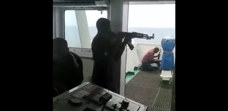 Atak piratów na rosyjski statek transportowy