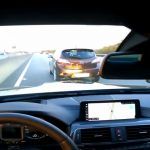 BMW M4 280 kmh on autobahn