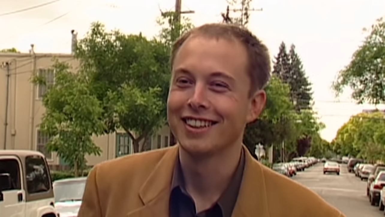 Młody Elon Musk