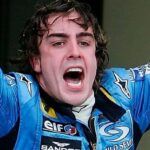 Alonso wypadek na rowerze