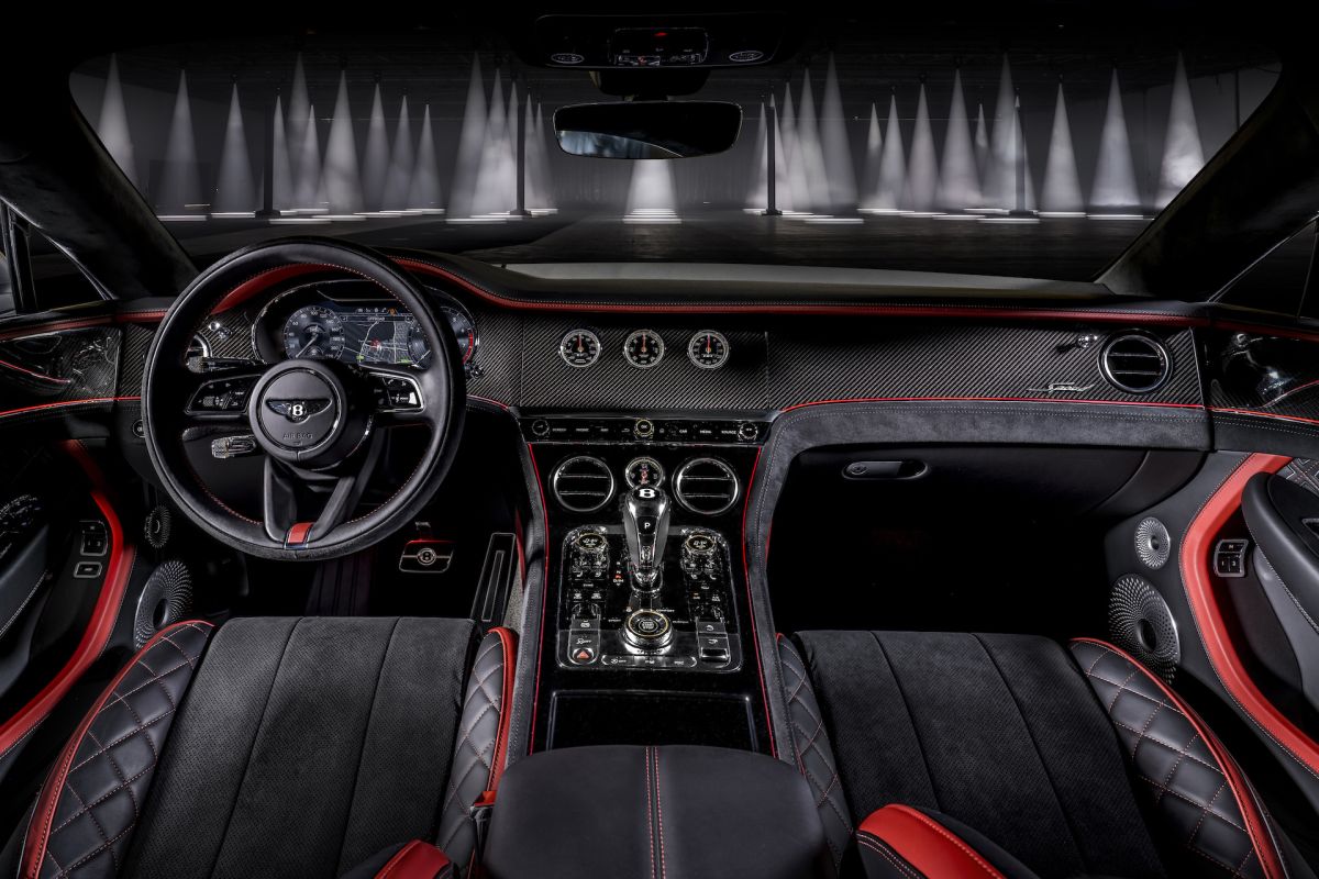 Bentley Continental GT Speed - wnętrze