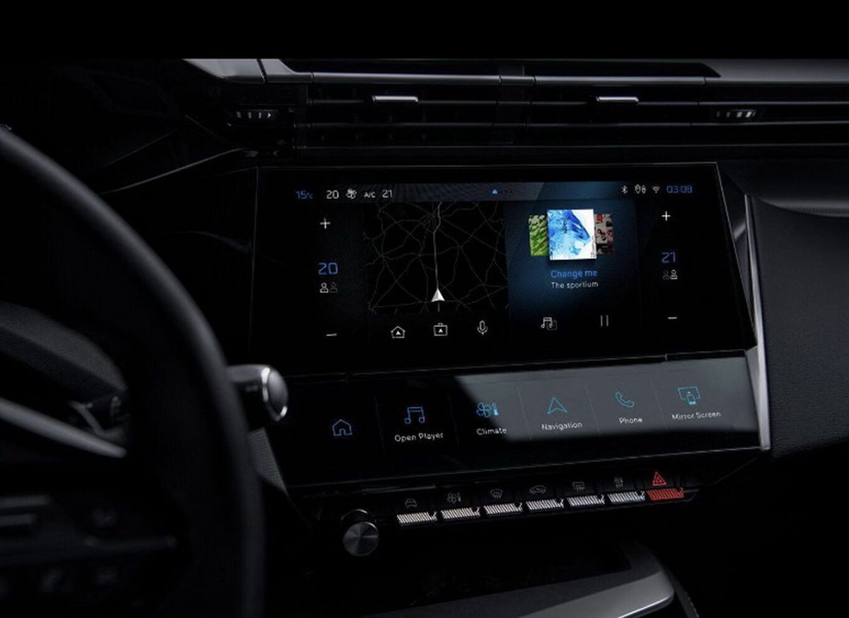 Nowy Peugeot 308 ekran multimedialny