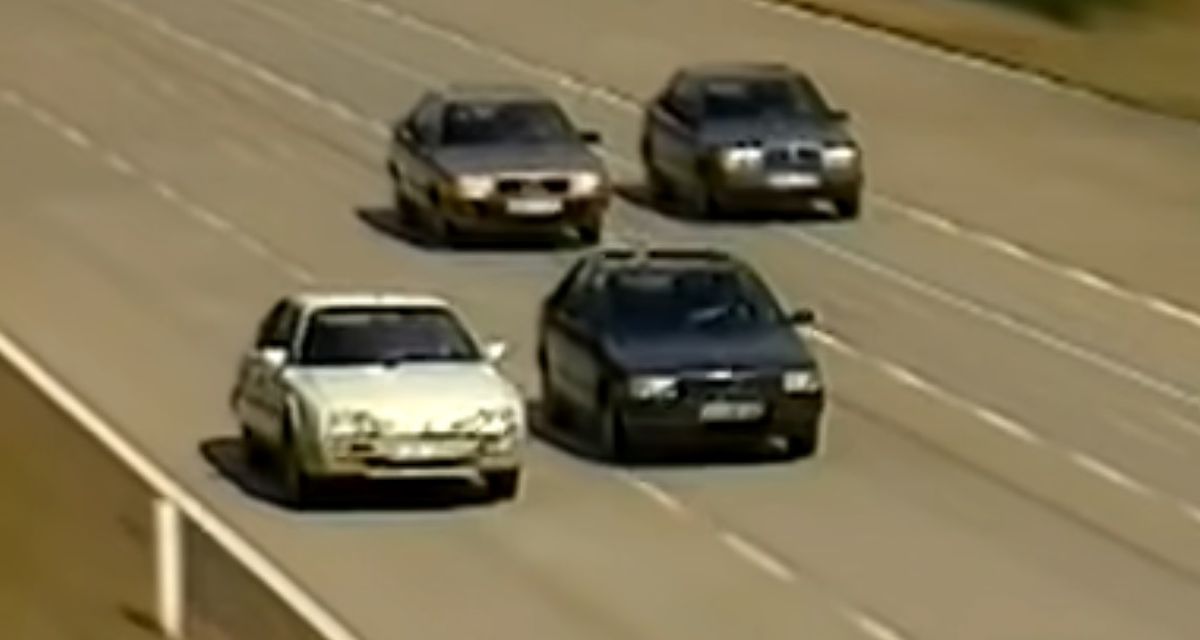 Citroen CX vs Audi 100 Fiat Croma Mercedes W124 (wideo)