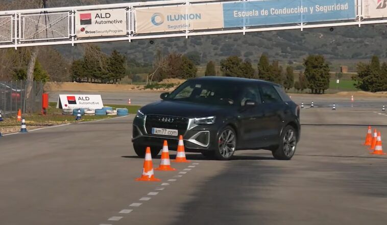 Audi Q2 test łosia