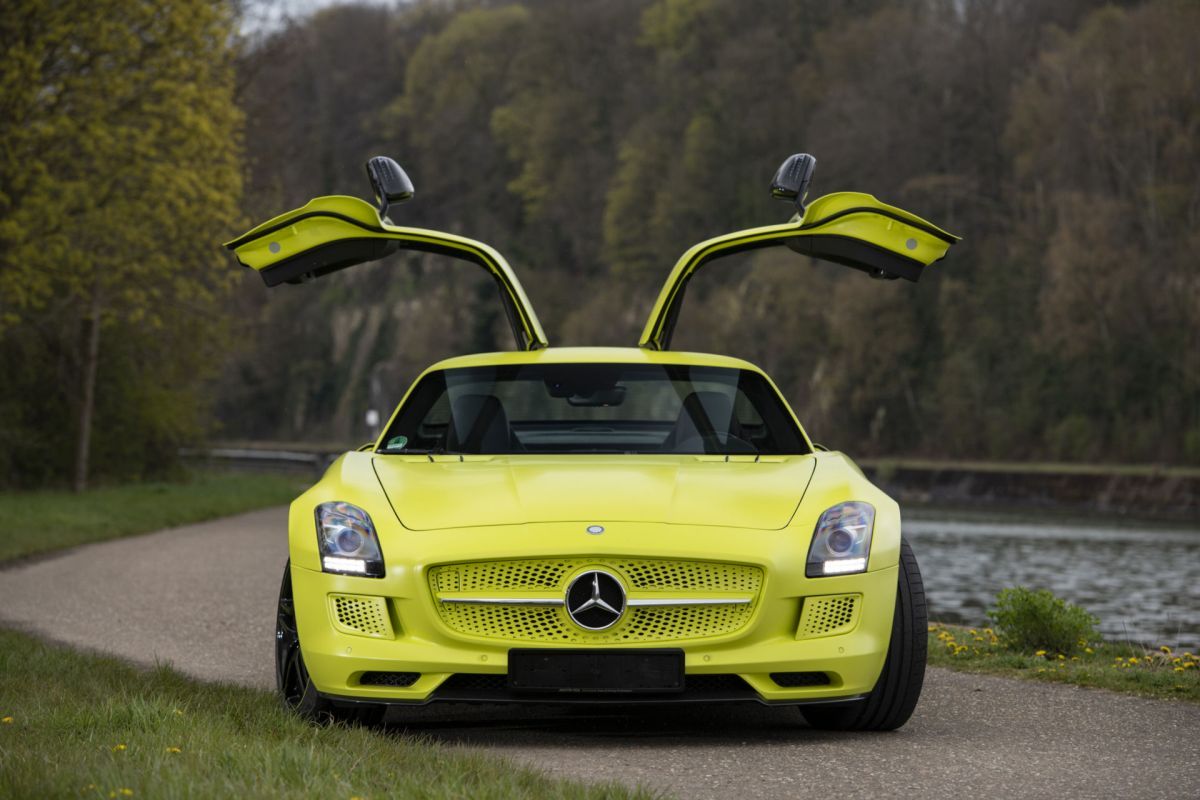 Elektryczny Mercedes SLS AMG moc