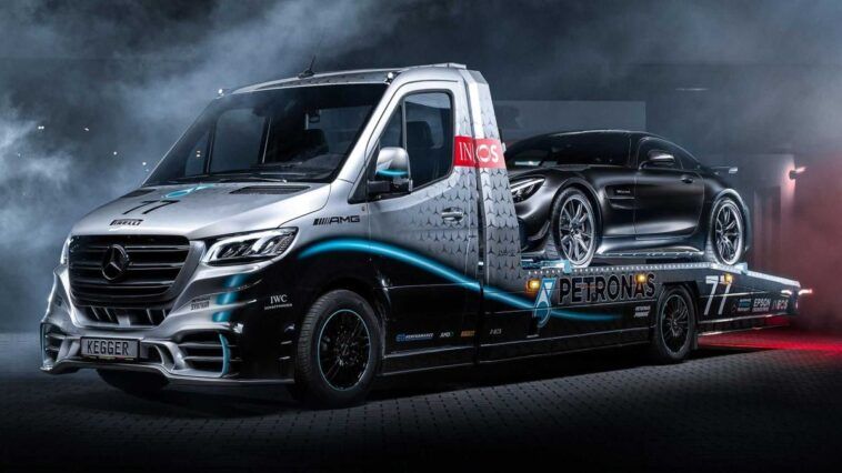 Mercedes Sprinter Petronas autotransporter