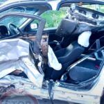 Wypadek kierowca srebrnego BMW