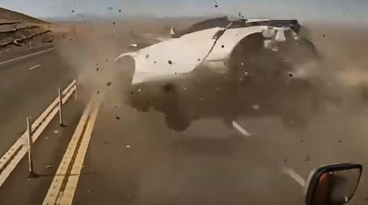 Rozbicie Nissana 350Z