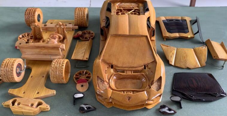 Lamborghini z drewna
