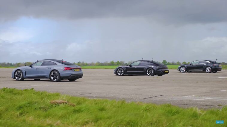 Audi RS e-tron vs Porsche Taycan vs Tesla Model S