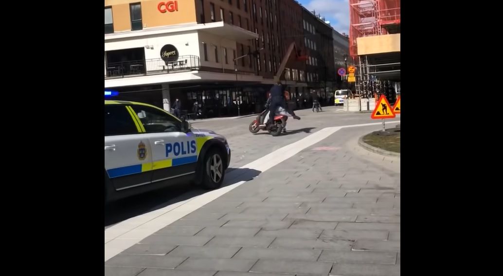 Pościg szwedzkiej policji
