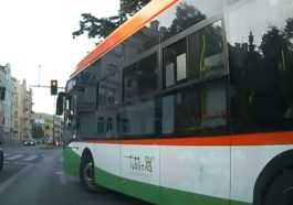 Frustrat z osobówki kontra kierowca trolejbusu