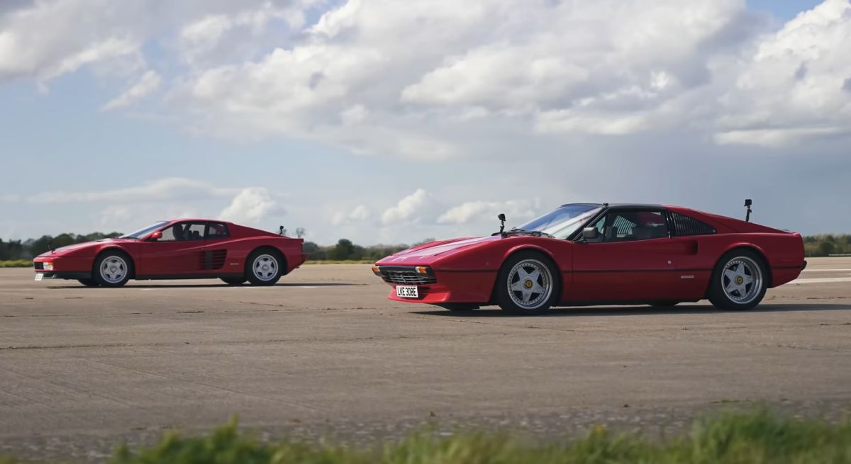 Ferrari Testarossa vs Ferrari 308 GTO EV