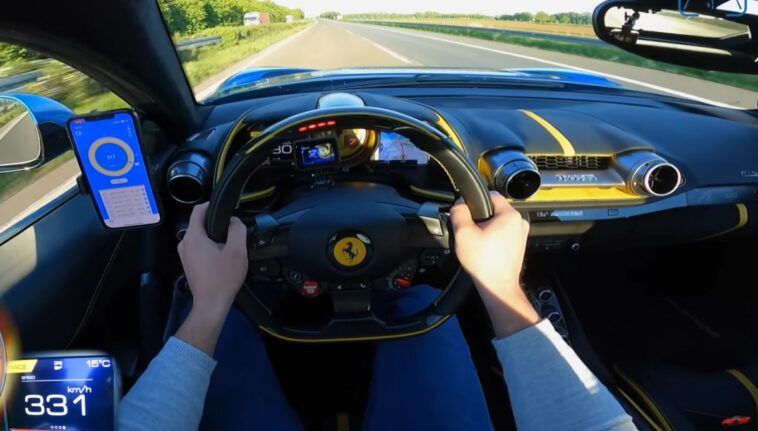 Ferrari 812 Superfast acceleration