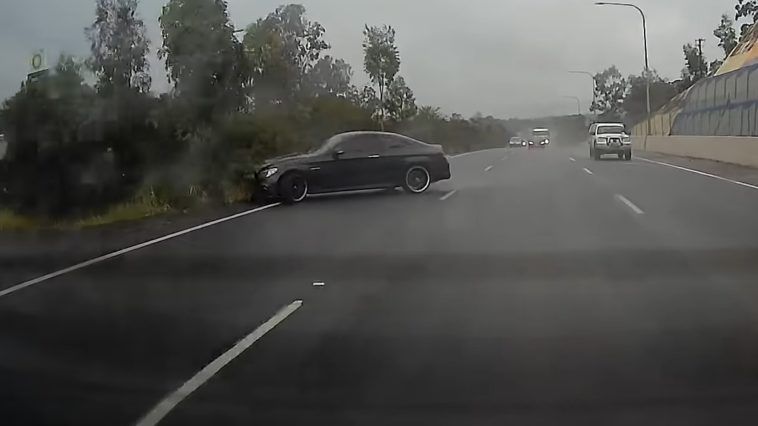 Mercedes AMG C63 accident