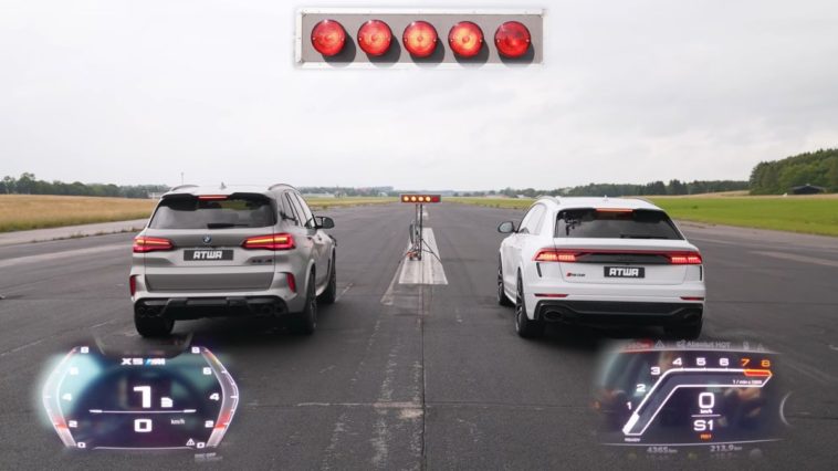 Audi RS Q8 vs BMW X5M Competition