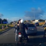 Kierowca zaatakował motocyklistę w Gdańsku