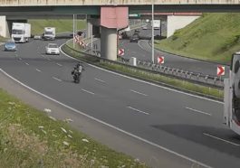 Wypadek motocyklisty na Zakręcie Mistrzów w Rudzie Śląskiej