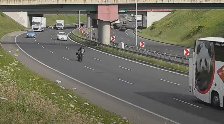 Wypadek motocyklisty na Zakręcie Mistrzów w Rudzie Śląskiej