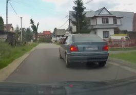 Nieudana ucieczka kierowcy BMW E36