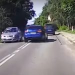 Kierowca Audi - niebezpieczne wyprzedzanie