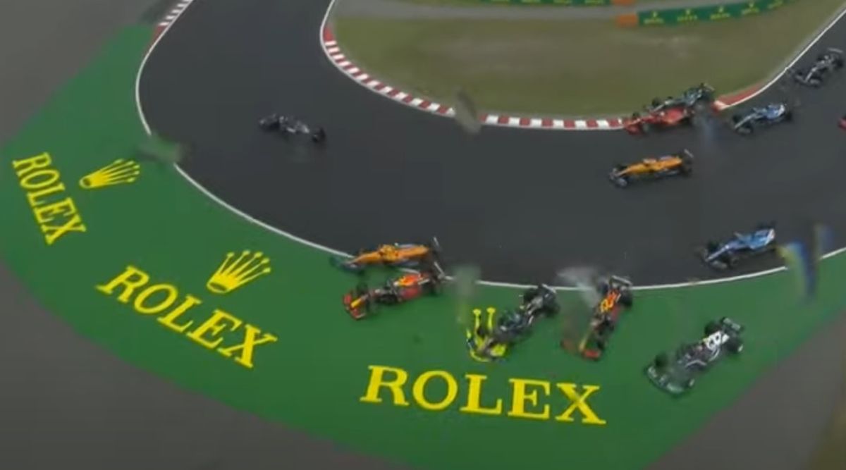 Grand Prix Hungary 2021 crash