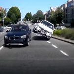 Zderzenie dwóch BMW