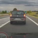 Agresywny kierowca w Gliwicach przy zjeździe na A4