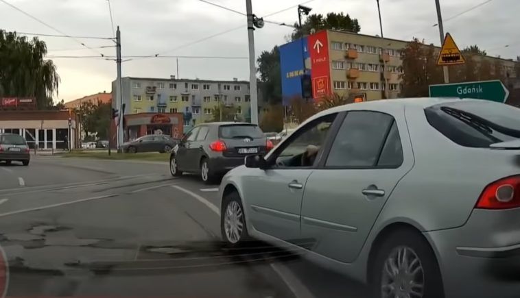 Agresywny kierowca w Łodzi
