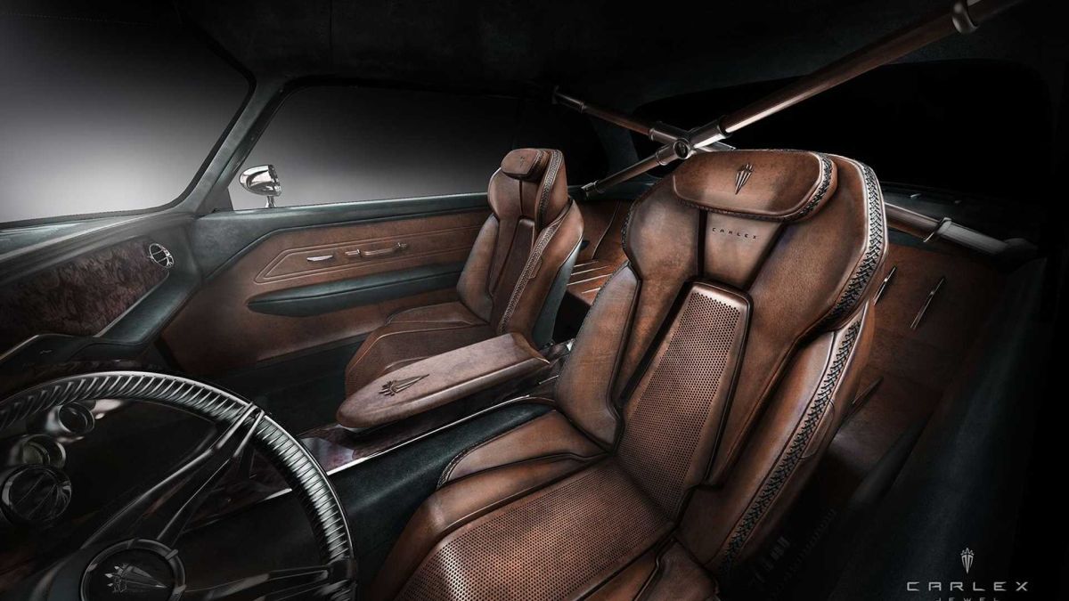 Jaguar XJ-C Carlex Design - wnętrze
