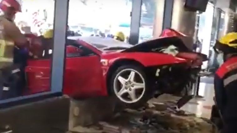 Ferrari accident Andora 2021