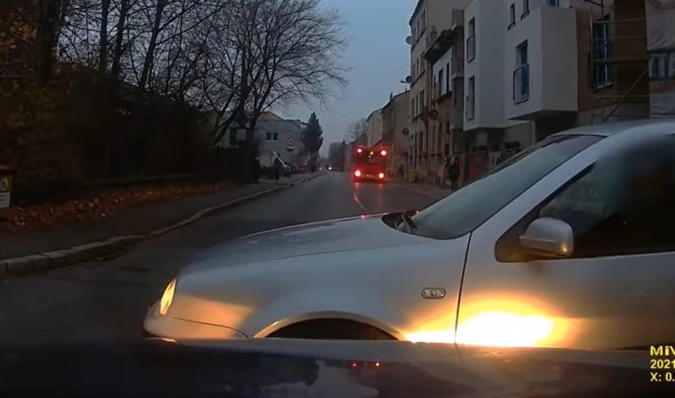 Świetny refleks kierowcy w Bielsku-Białej