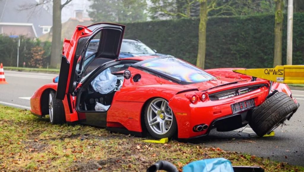 Ferrari Enzo Crash Netherlands