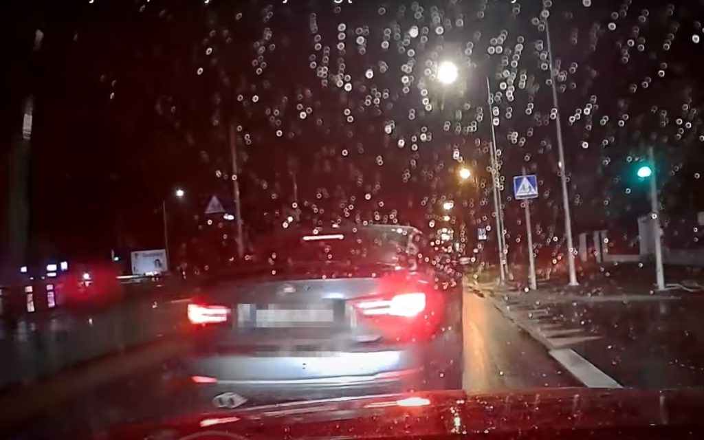 Agresywny kierowca BMW w Poznaniu