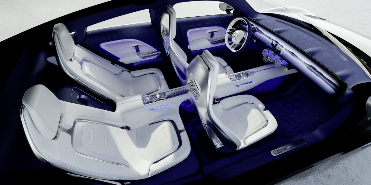 Mercedes EQXX - kabina