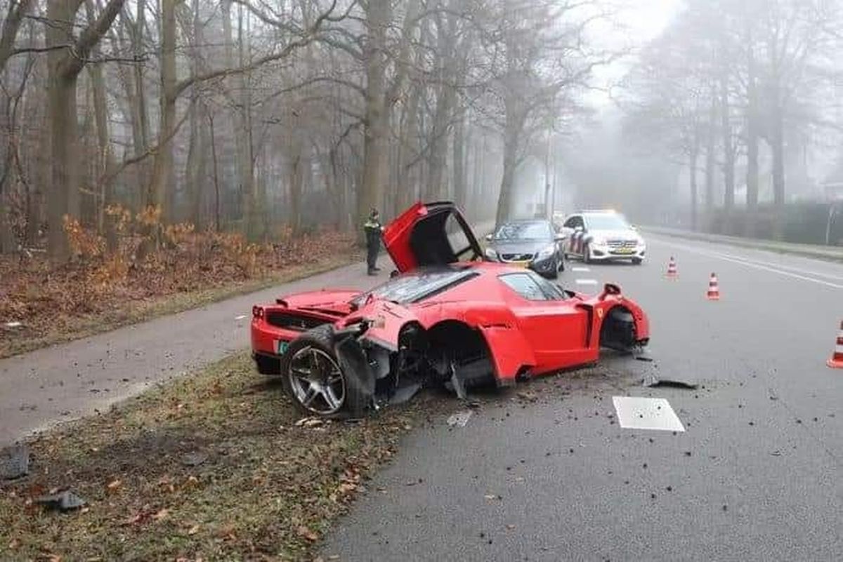 Ferrari Enzo, wypadek w Holandii