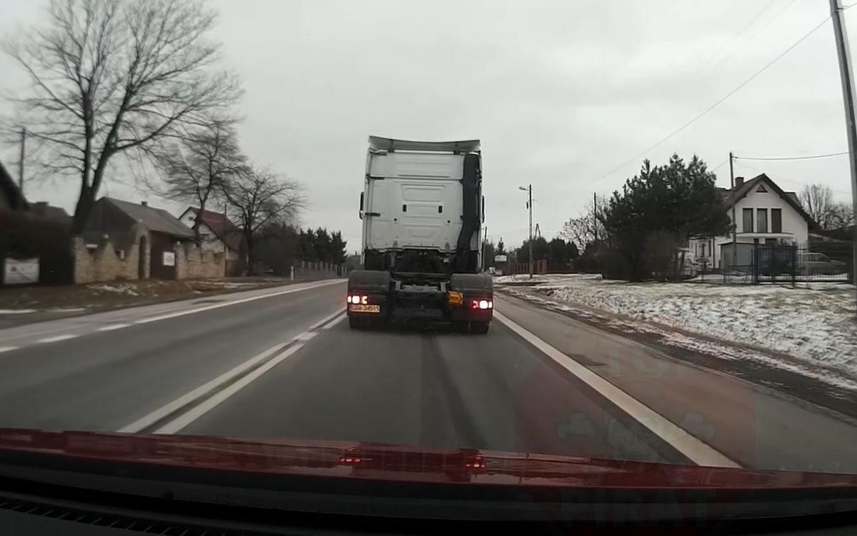 Agresor w ciężarówce