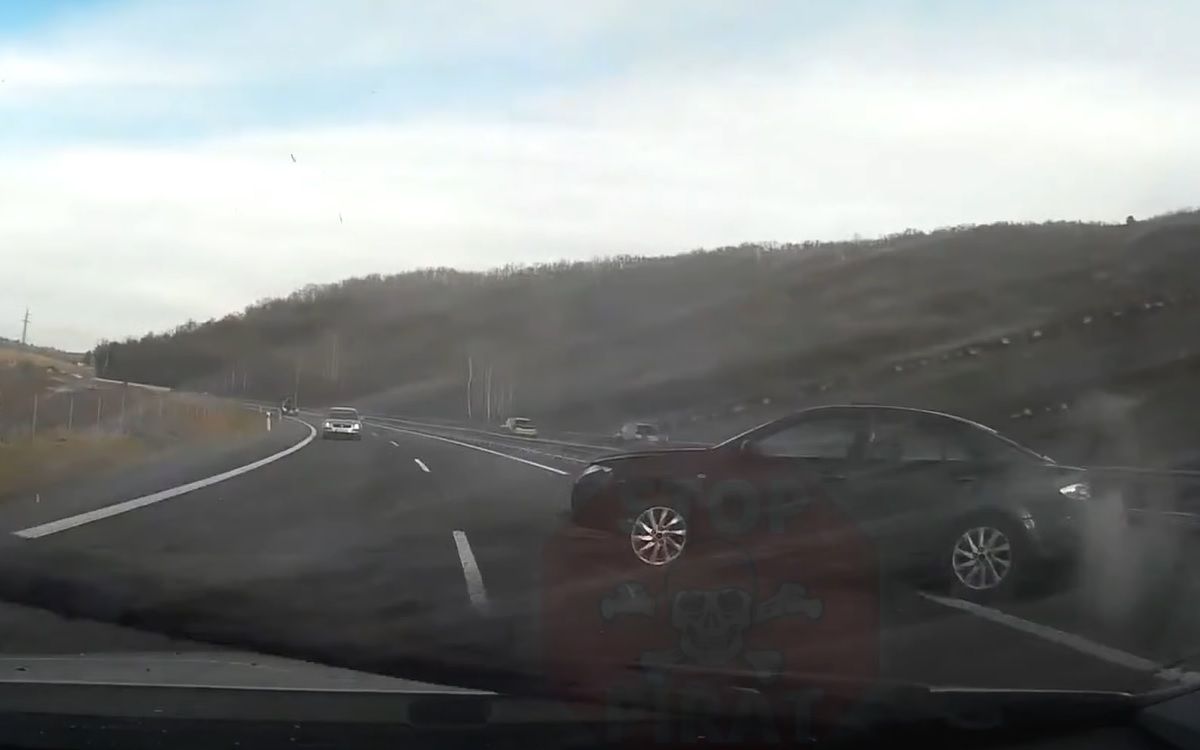 Wypadek na słowackiej autostradzie