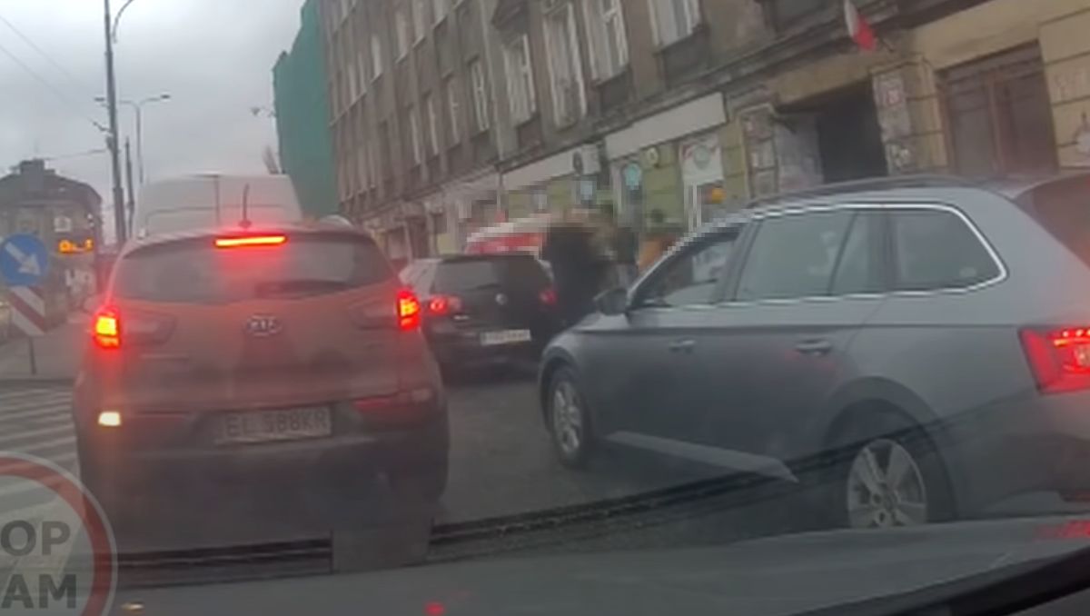 Zatrzymanie obywatelskie kierowcy w Łodzi