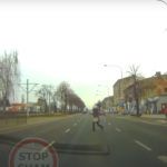 Potrącenie pieszej na Pabianickiej w Łodzi
