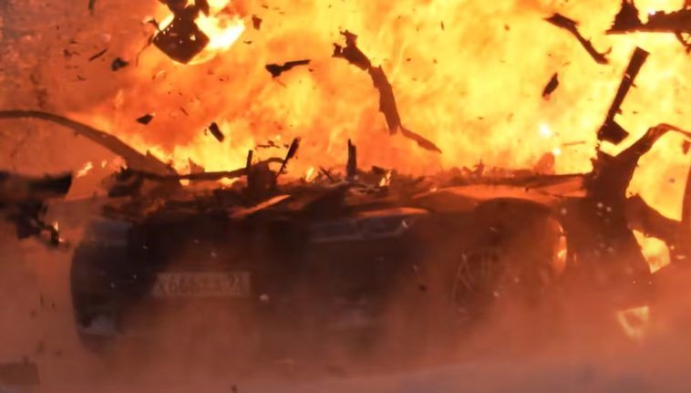 BMW M5 Competition explosion