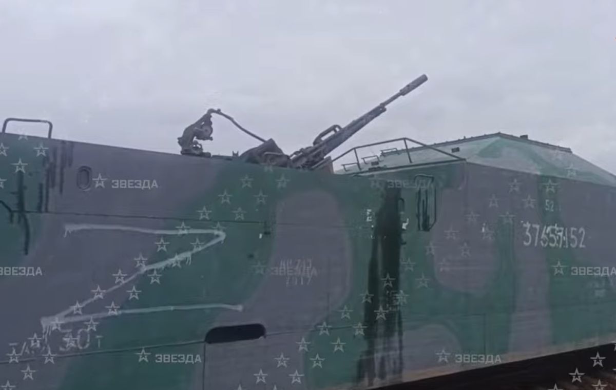 Rosyjski pociąg wojskowy