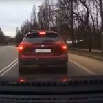 Agresja kierowcy wobec Białorusinów