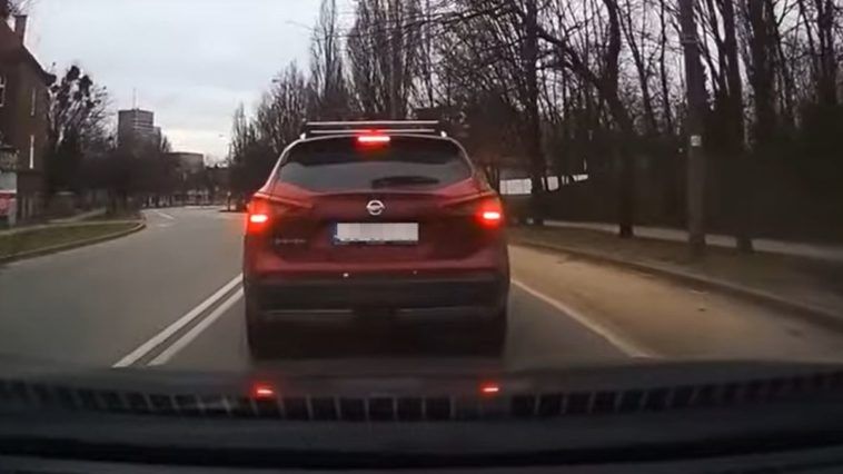Agresja kierowcy wobec Białorusinów