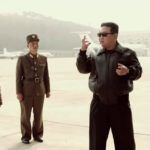 Kim Jong Un in action